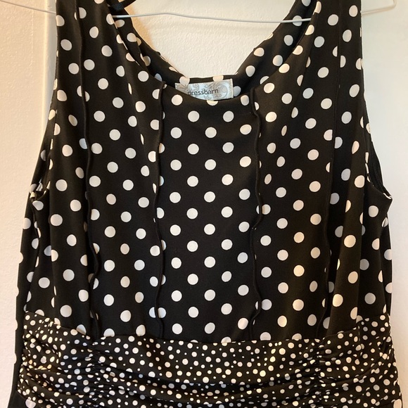 Polka Dot Cocktail Dress - Picture 2 of 7